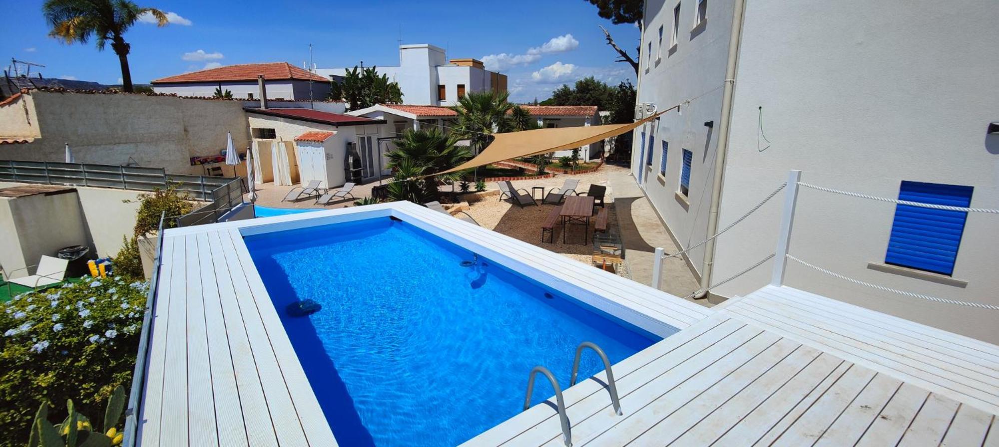 Pool Seaside Relais - Ville Ninfea, Marea, Rosa E Cassiopea Fontane Bianche Εξωτερικό φωτογραφία