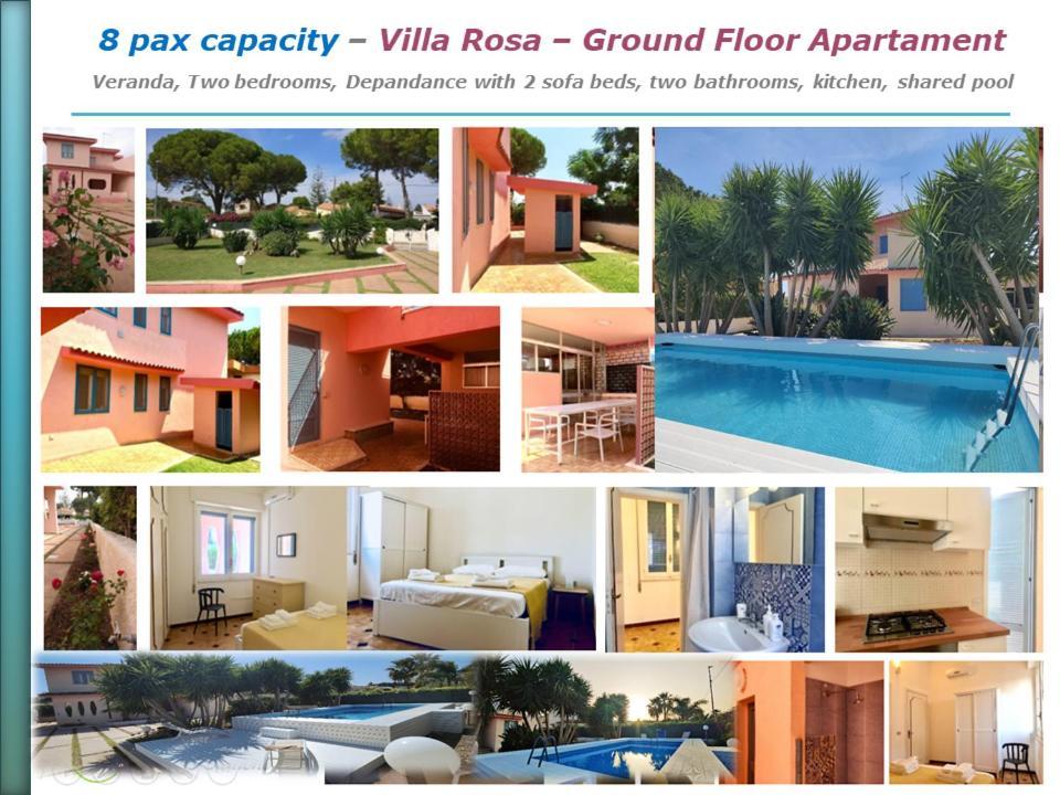 Pool Seaside Relais - Ville Ninfea, Marea, Rosa E Cassiopea Fontane Bianche Εξωτερικό φωτογραφία